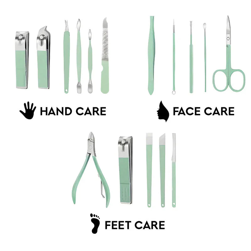 Exquisite Nail Clipper Set (16 Pcs)