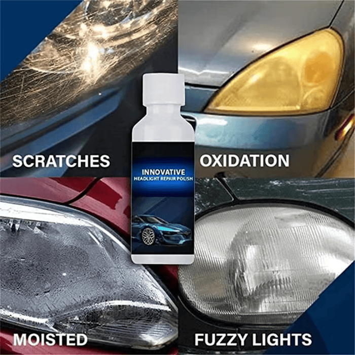 Car Headlight Repair Polish & Cleaner