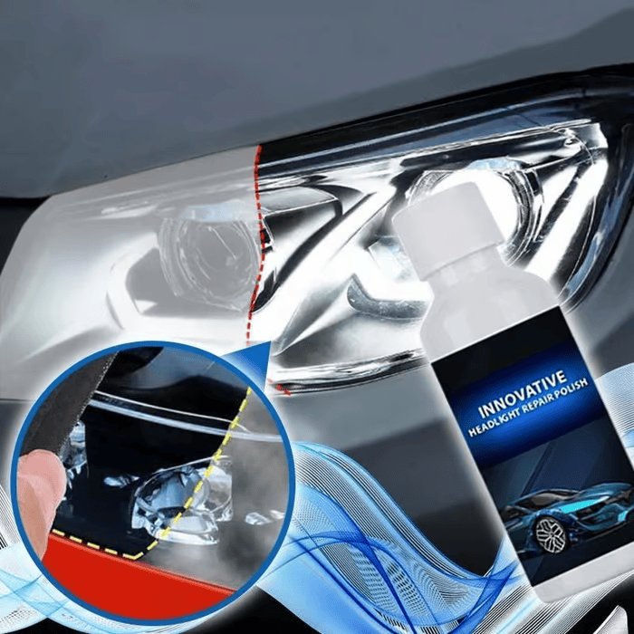 Car Headlight Repair Polish & Cleaner