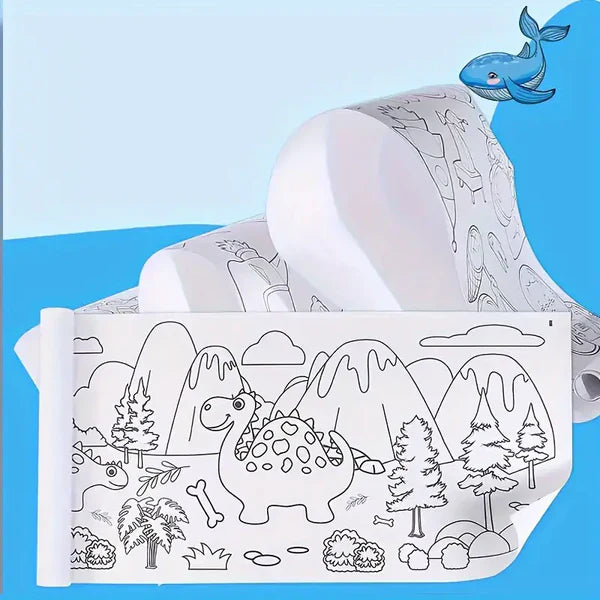 Creativity Canvas Roll™ – Endless 300 cm Doodle Fun for Imaginative Kids