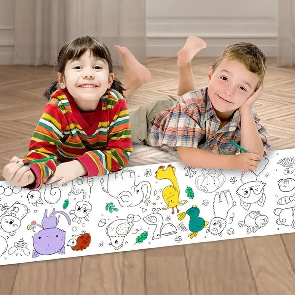 Creativity Canvas Roll™ – Endless 300 cm Doodle Fun for Imaginative Kids